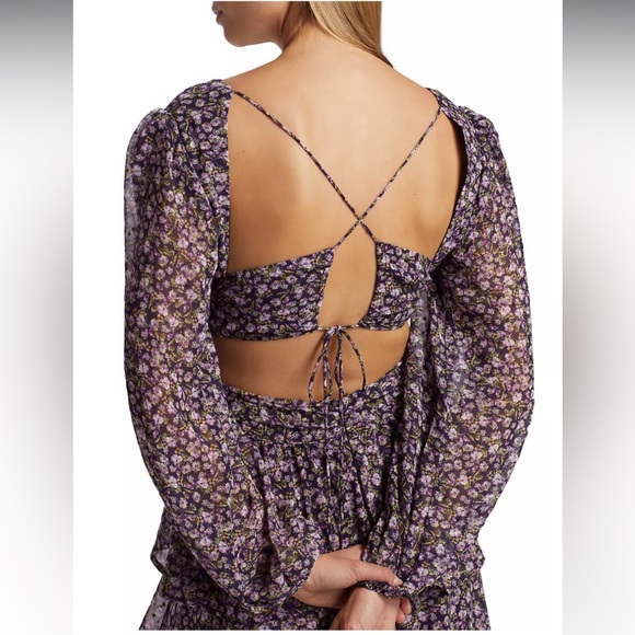 S ASTR The Label Anora Floral Ruffled Maxi Dress - Picture 7 of 9